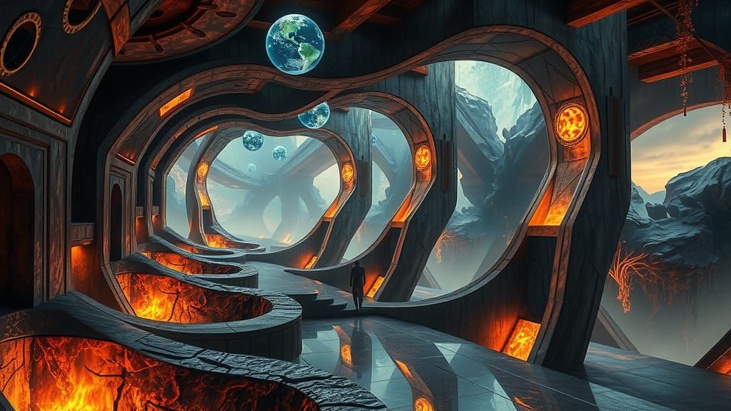 Boundless Labyrinth within the Palaces of Chaos in a Dreamli...