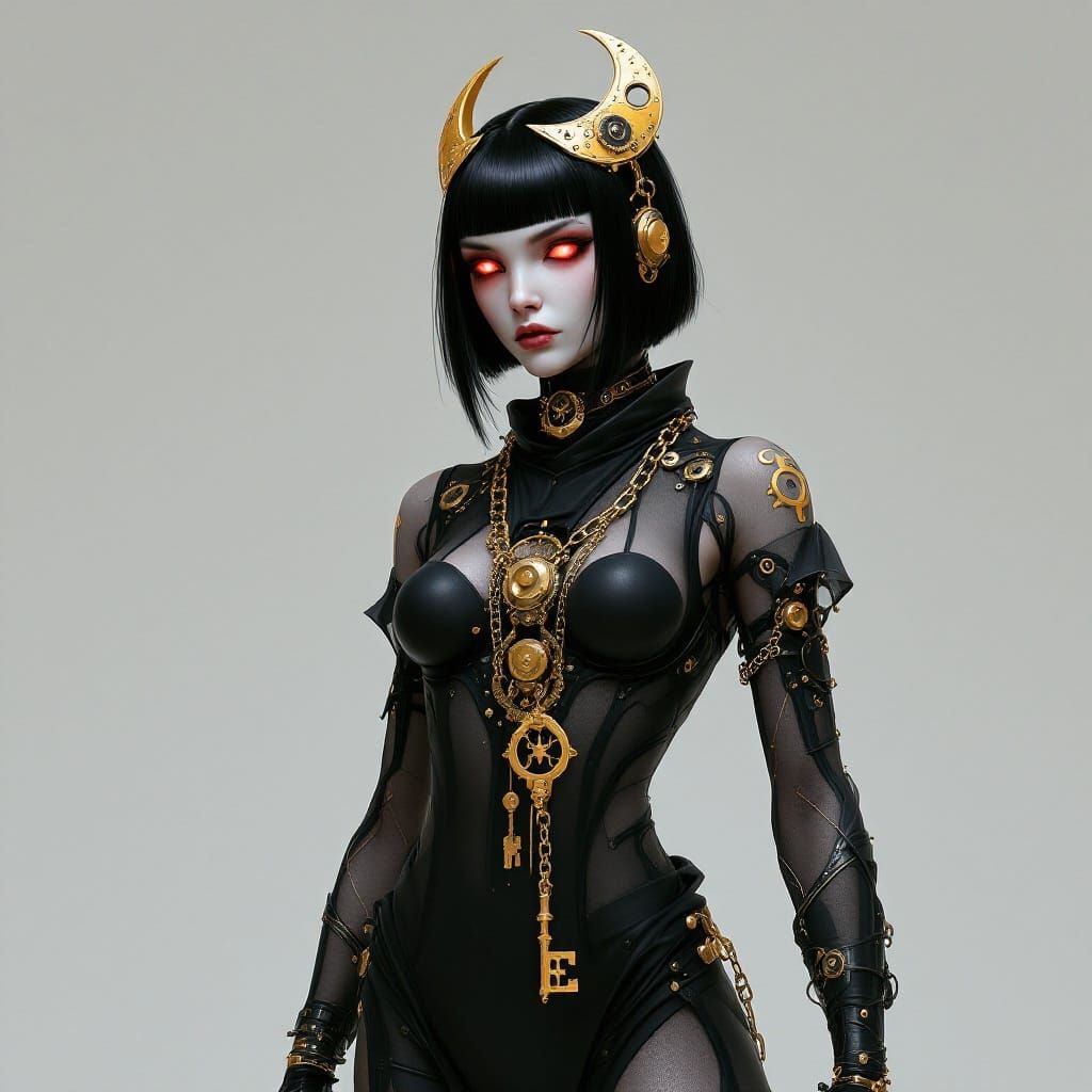 Steampunk Goddess in Elegance