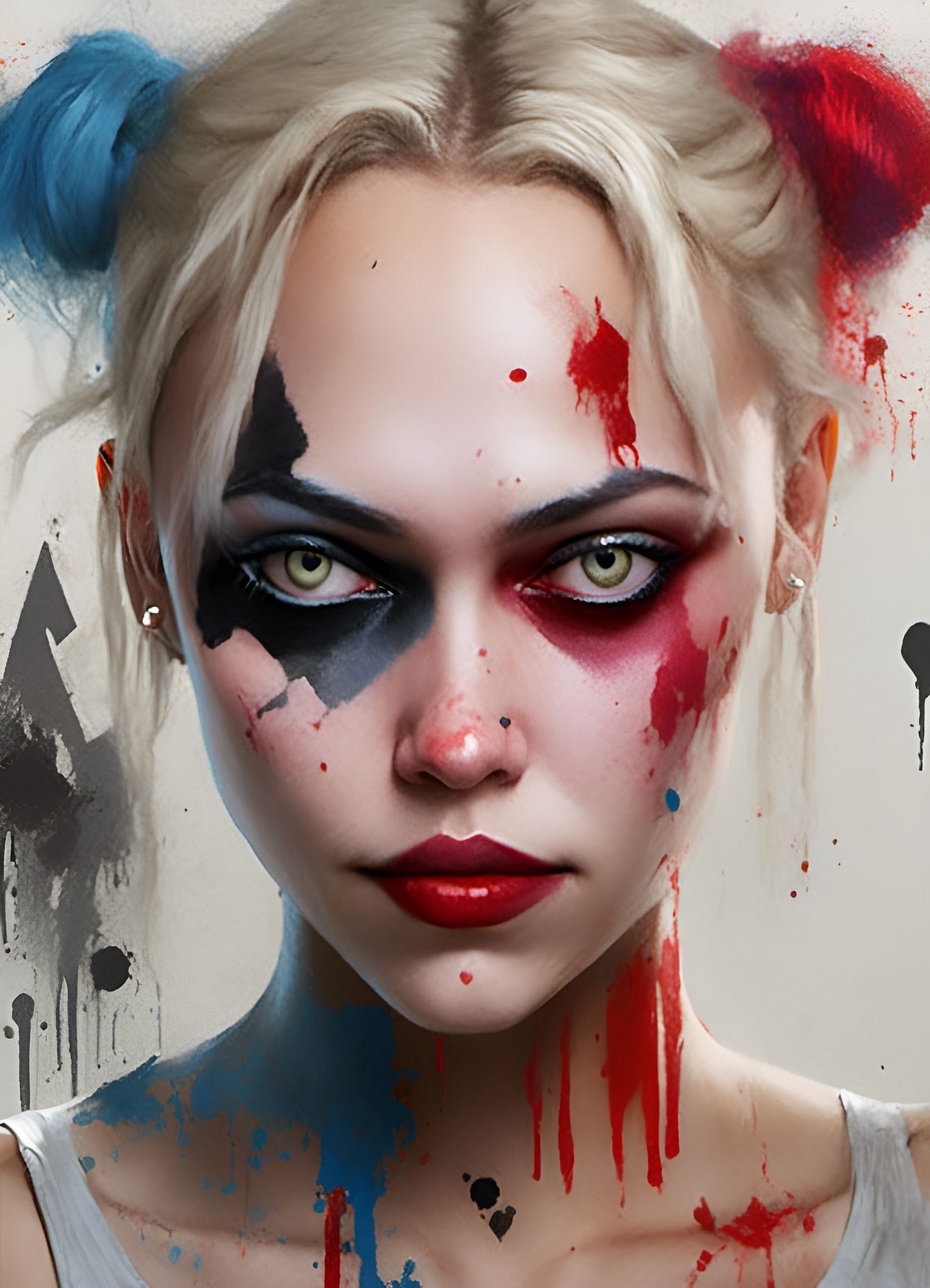 Harley Quinn with my face