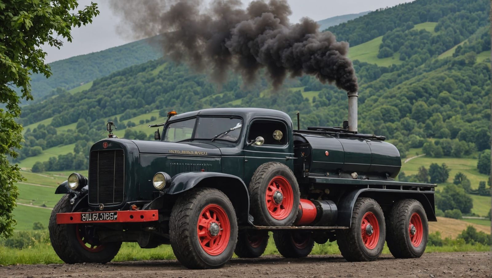 Fiery Red Wine Visualized by AI