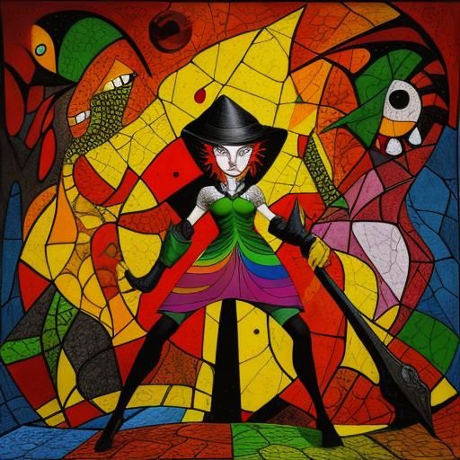 Surreal Colorful Image of Holding On