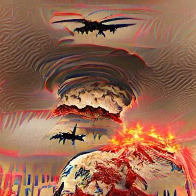 Futuristic Western Town Under Siege