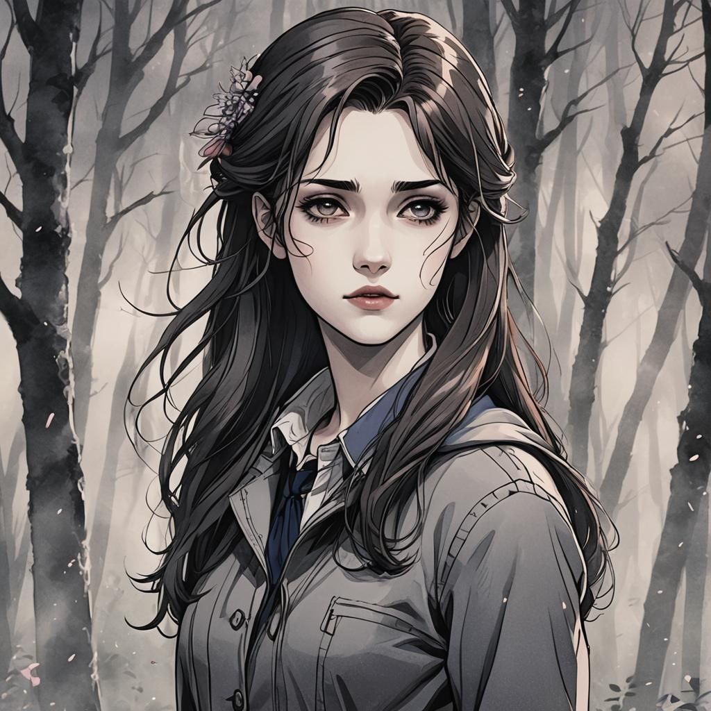Anime Bella from Twilight Portrait