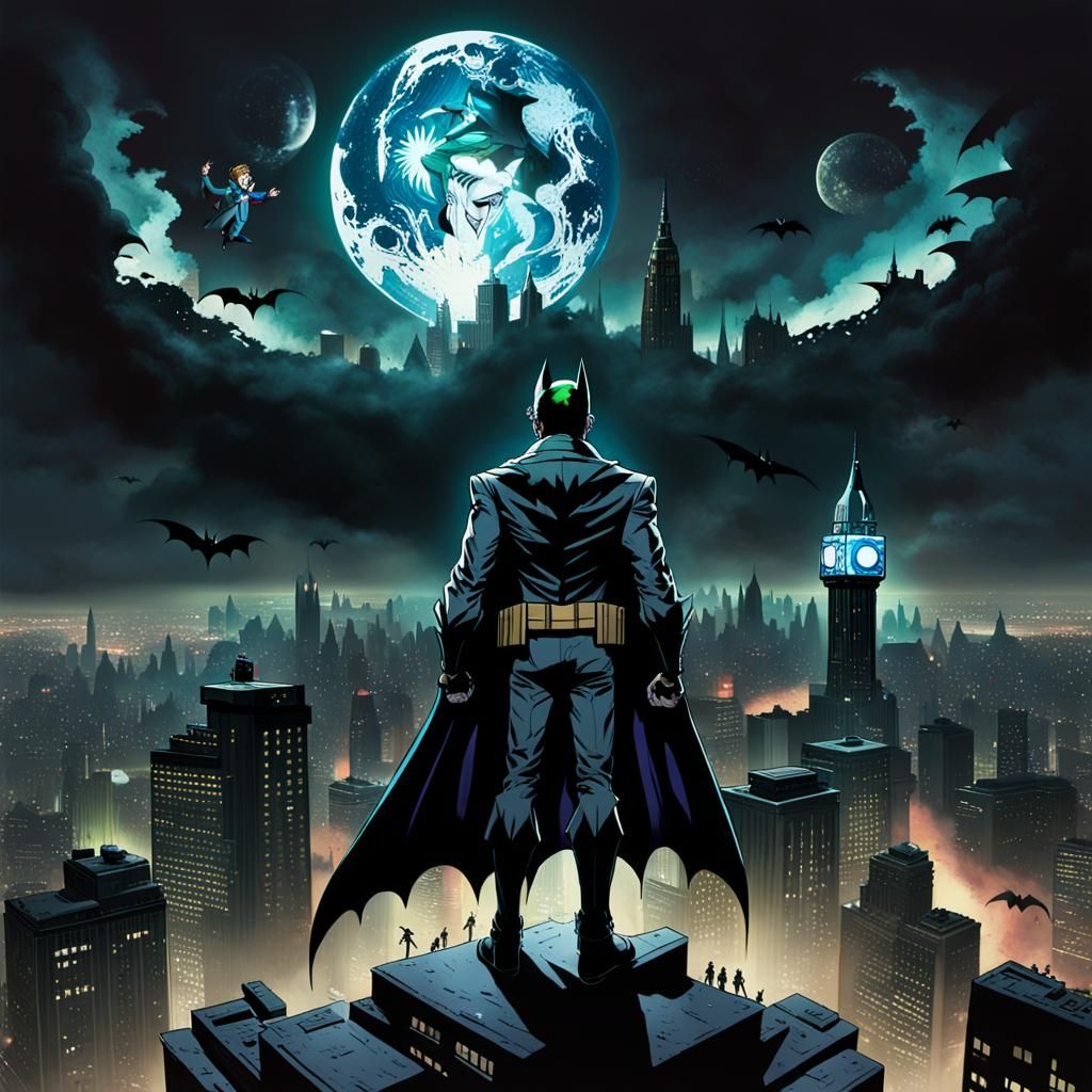 Joker Taunts Batman in Gritty Cinematic Style