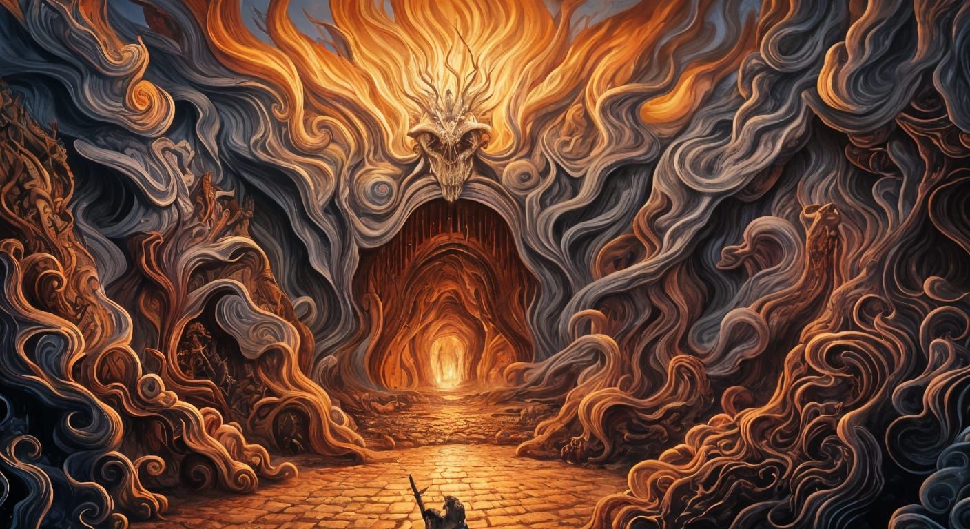 Infernal Gates Open in Burning Dark Fantasy
