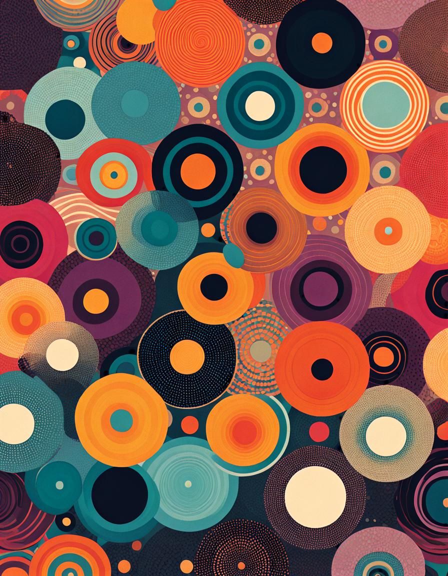 Radiant Mesopotamian Art in Psychedelic Byzantine Style