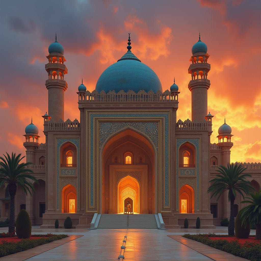 Majestic Al-Rassan Palace in Fantasy Moorish Architecture