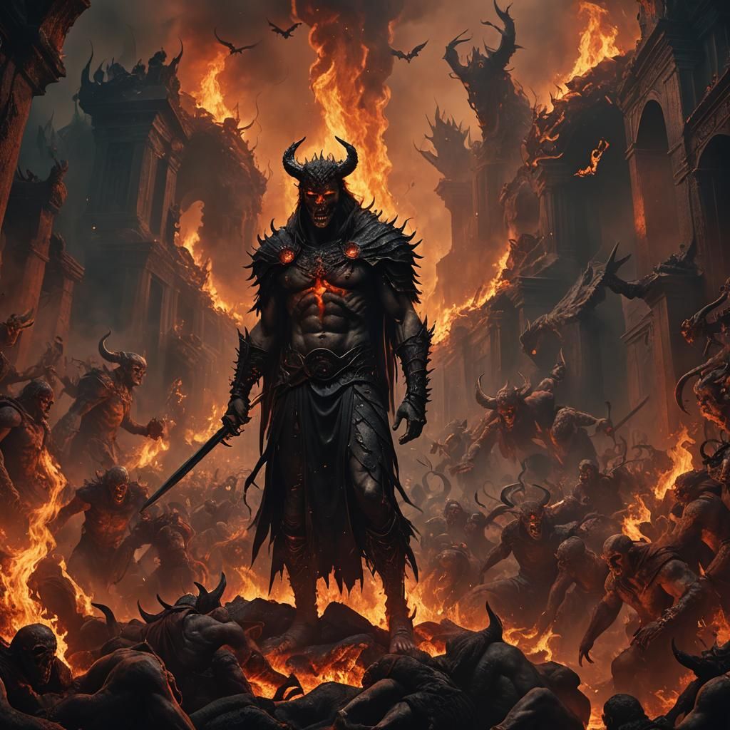 Infernal Damnation: A Dante's Inferno Concept Art