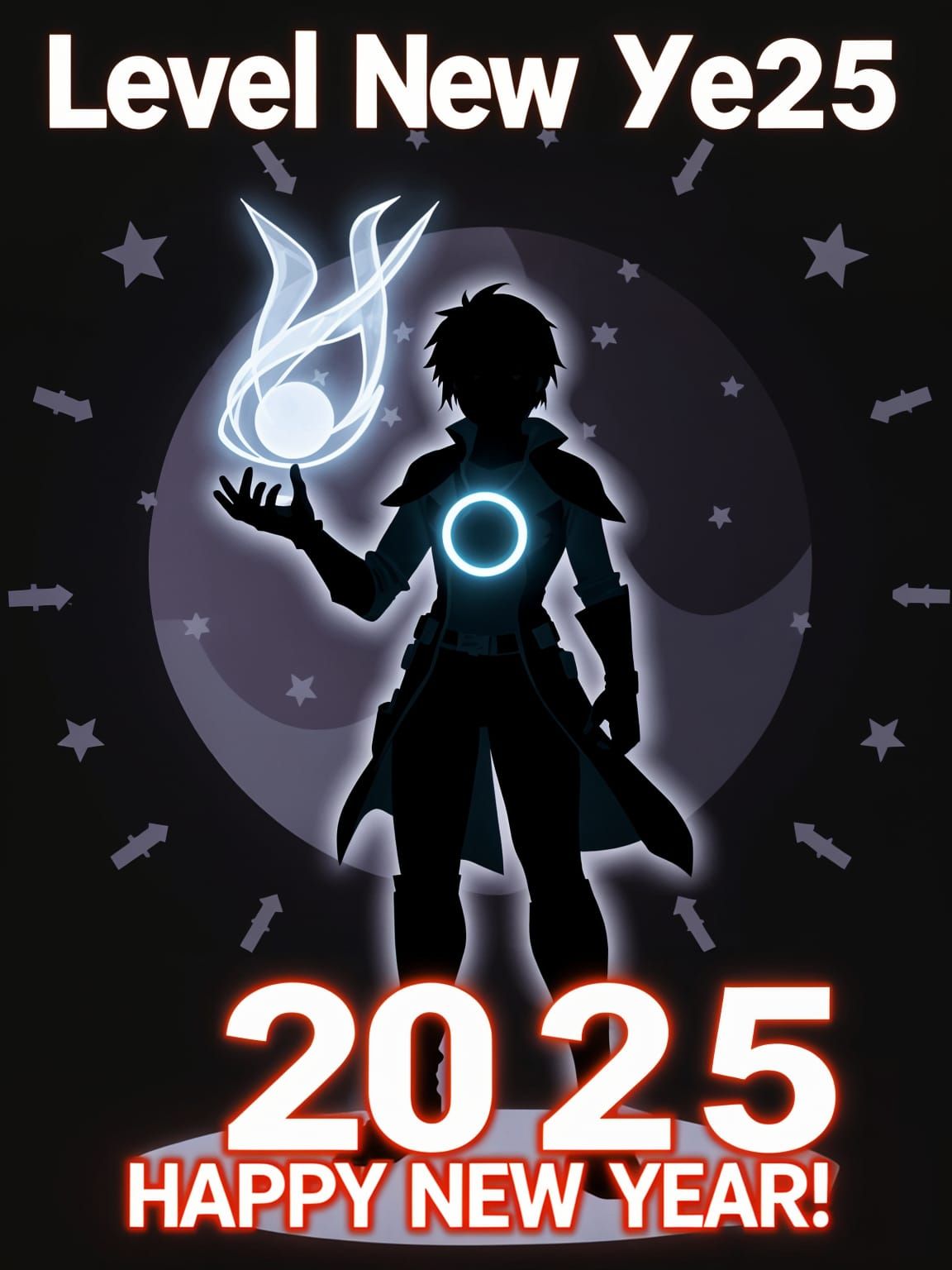Epic Silhouette Avatar Celebrates New Year Milestone