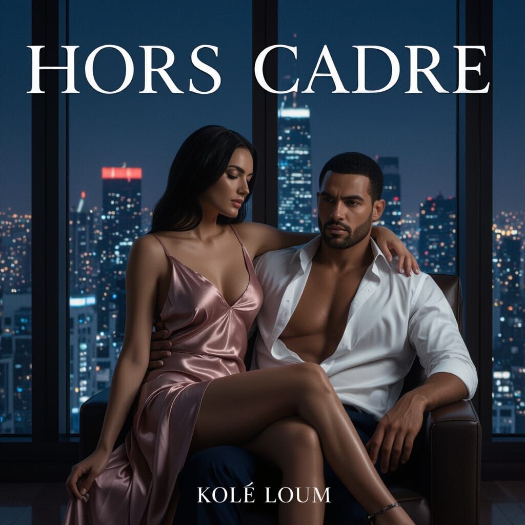 Intimate Night Scene in Luxurious Office: Book Cover Art