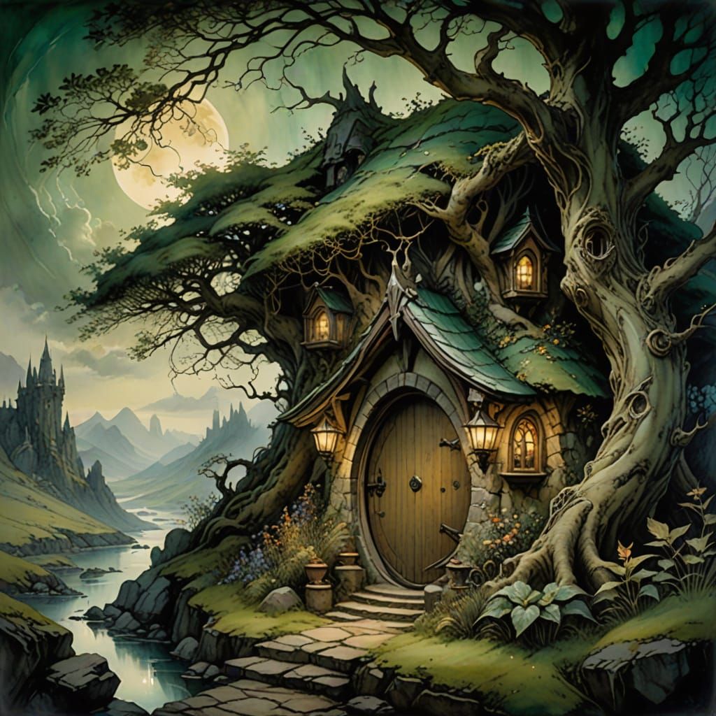 Cozy Hobbit House Blends into Rolling Hillside in Whimsical ...