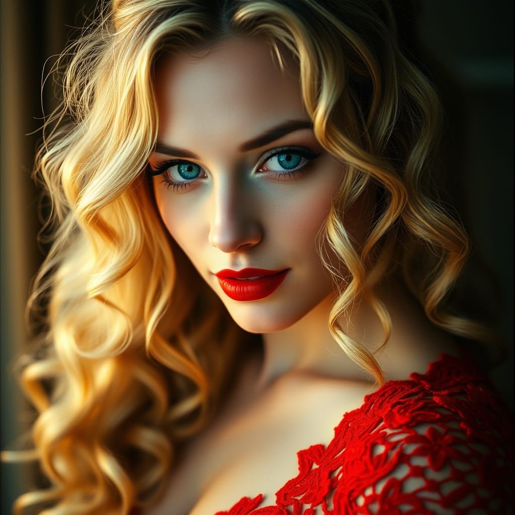 Ethereal Goddess in 35mm Film Style