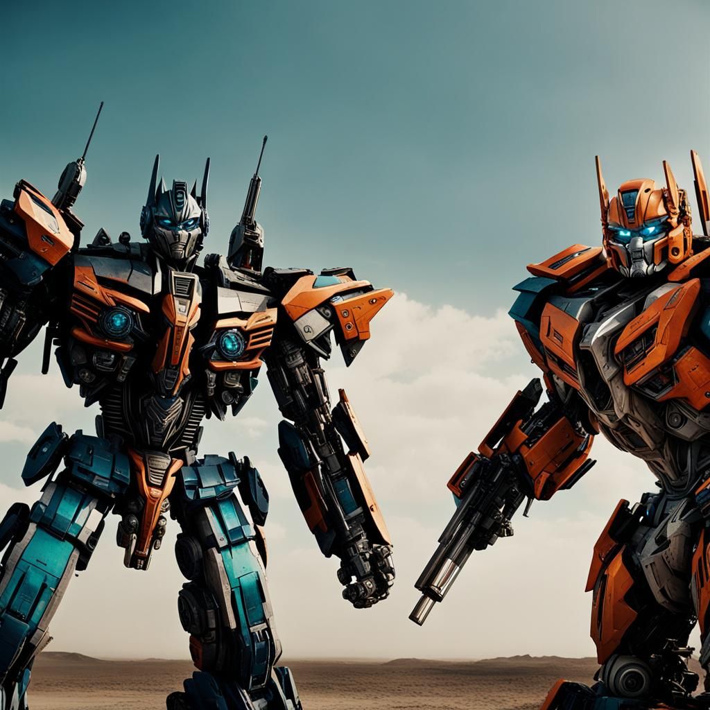 Decepticon Tank Transformer in Cinematic Action