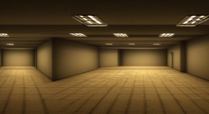 Surreal Sci-Fi Labyrinth of Office Spaces