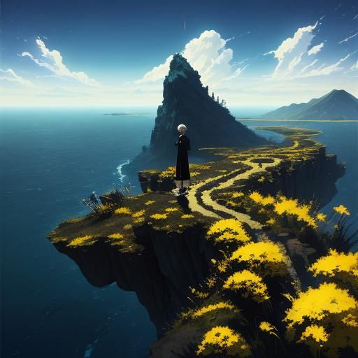 Silent Duo in Anime Key Visual Style