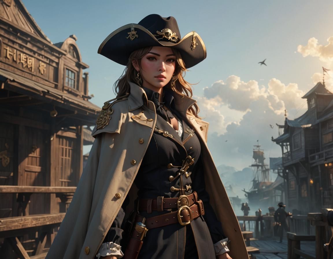 Cyberpunk Detective in Cowboy Boots