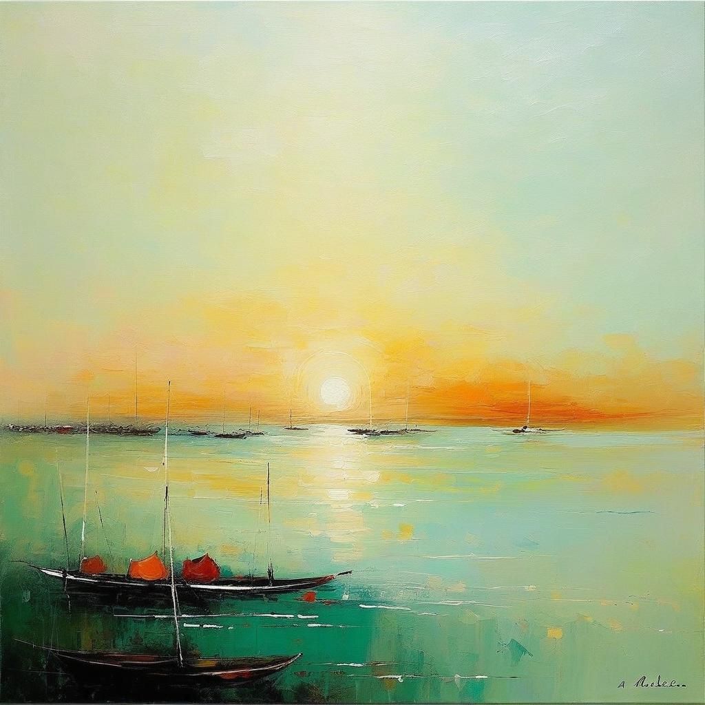 Minimalist Painting: Elegant, Subtle, Whimsical Masterpiece