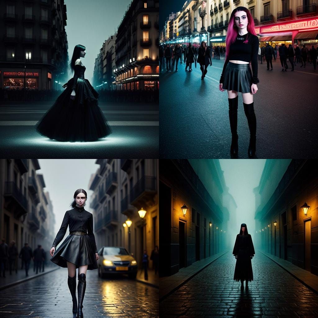 Vampire Queen in Barcelona: Photo Quality Image