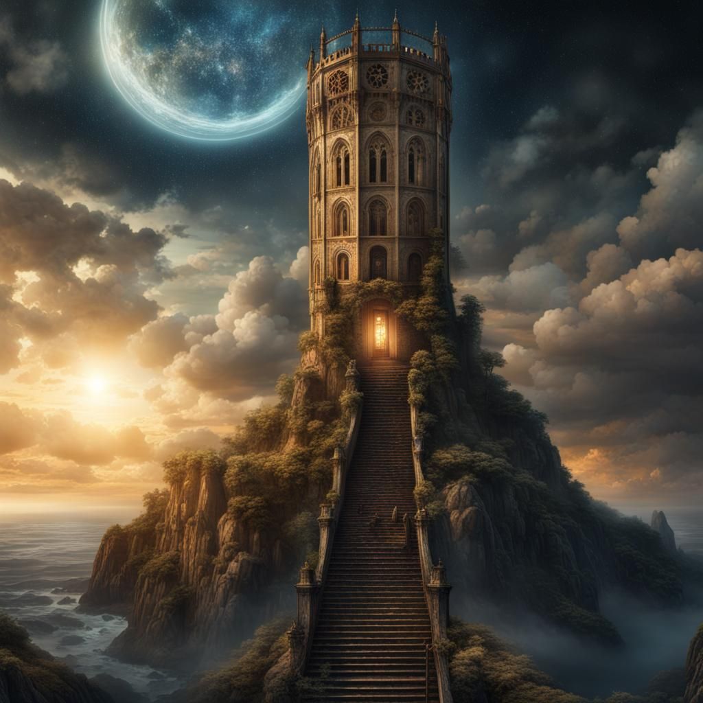 Dramatic Tarot Card Digital Matte Painting