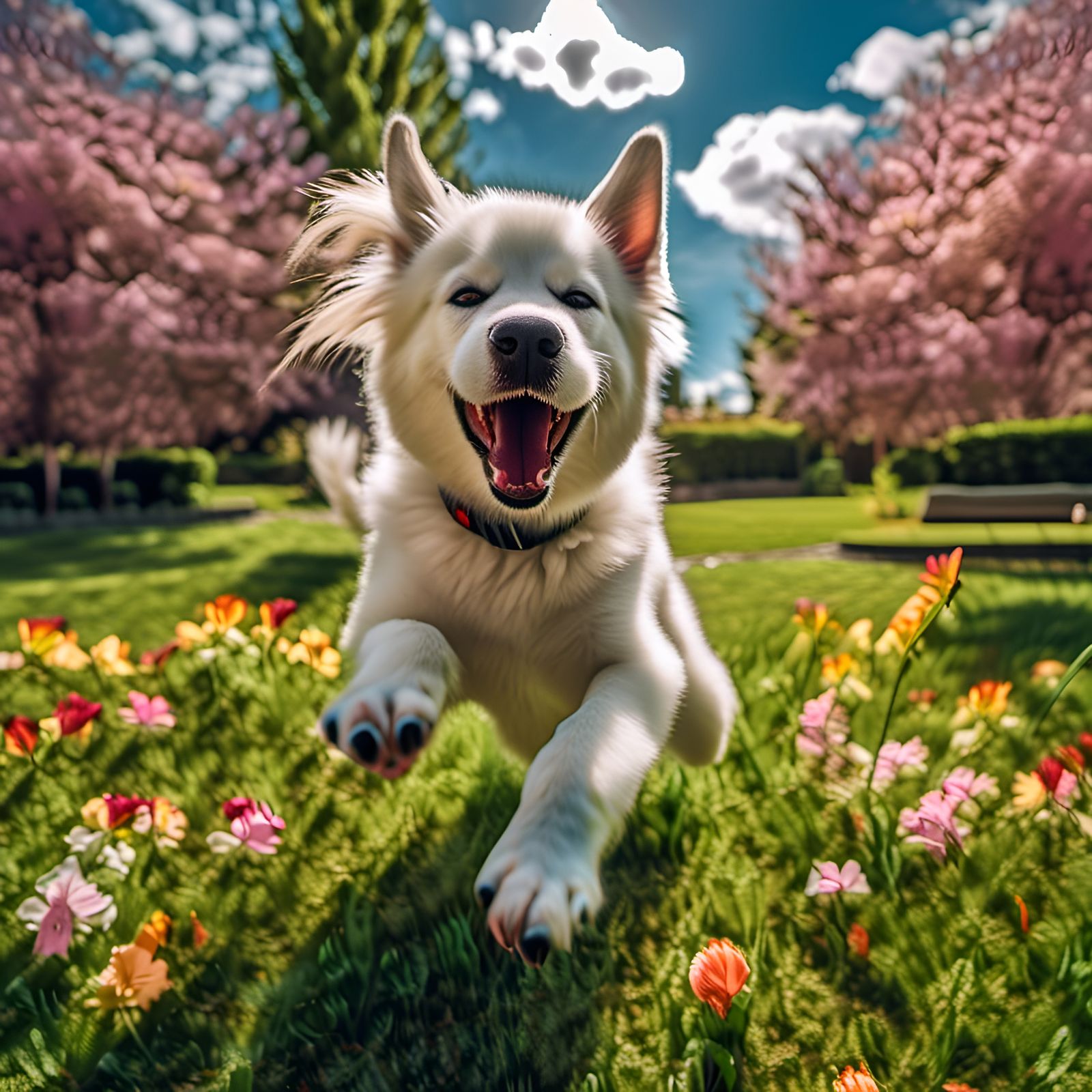 Dogs Playing Around a Luxury Car, Professional Photography