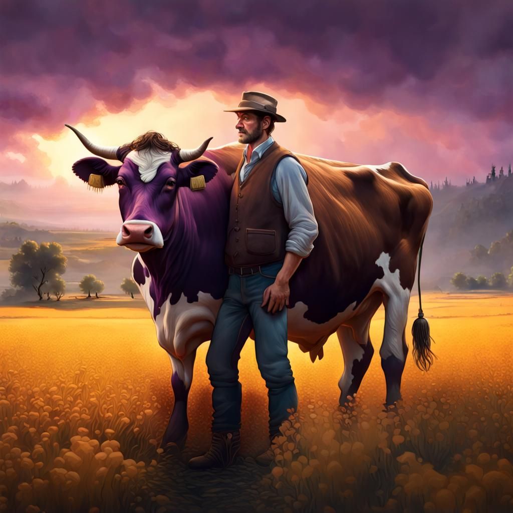 Farmer and Cow: A Dark Fantasy Masterpiece