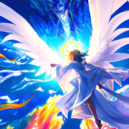 Archangel Descending: Digital Art in Amano and Evangelion St...