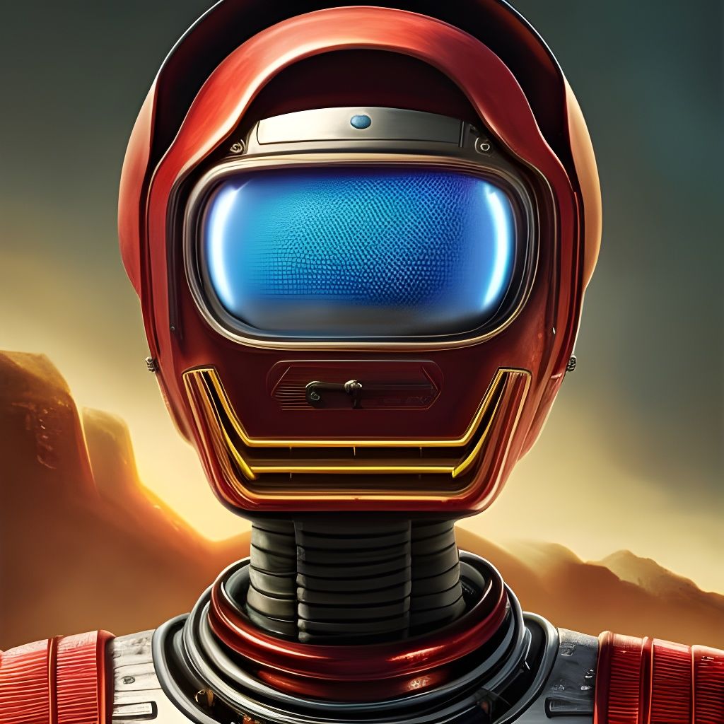 Bender from Futurama: Hyper-Realistic Post-Apocalyptic Portr...