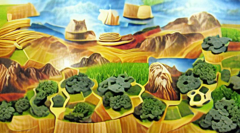 Settlers of Catan 3D Landscape Rendering