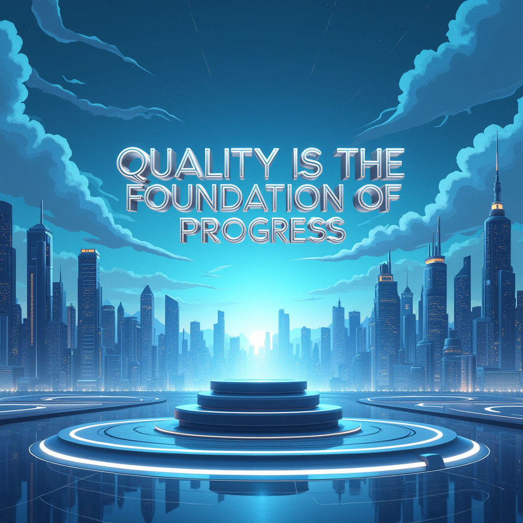 Futuristic Cityscape: Quality as Foundation of Progress