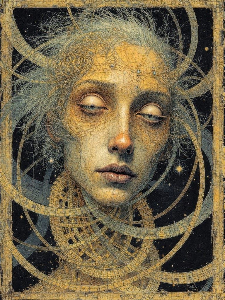 Empty & Scared Chromoshadowed Einstein Couture