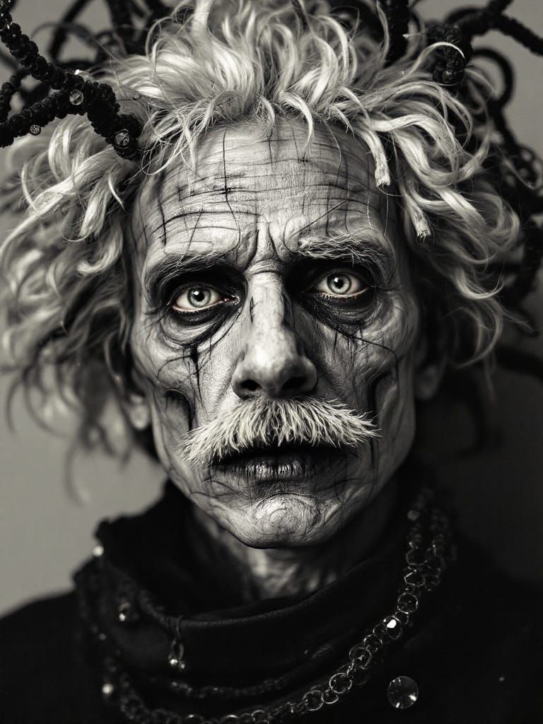 Empty & Scared Chromoshadowed Einstein Couture