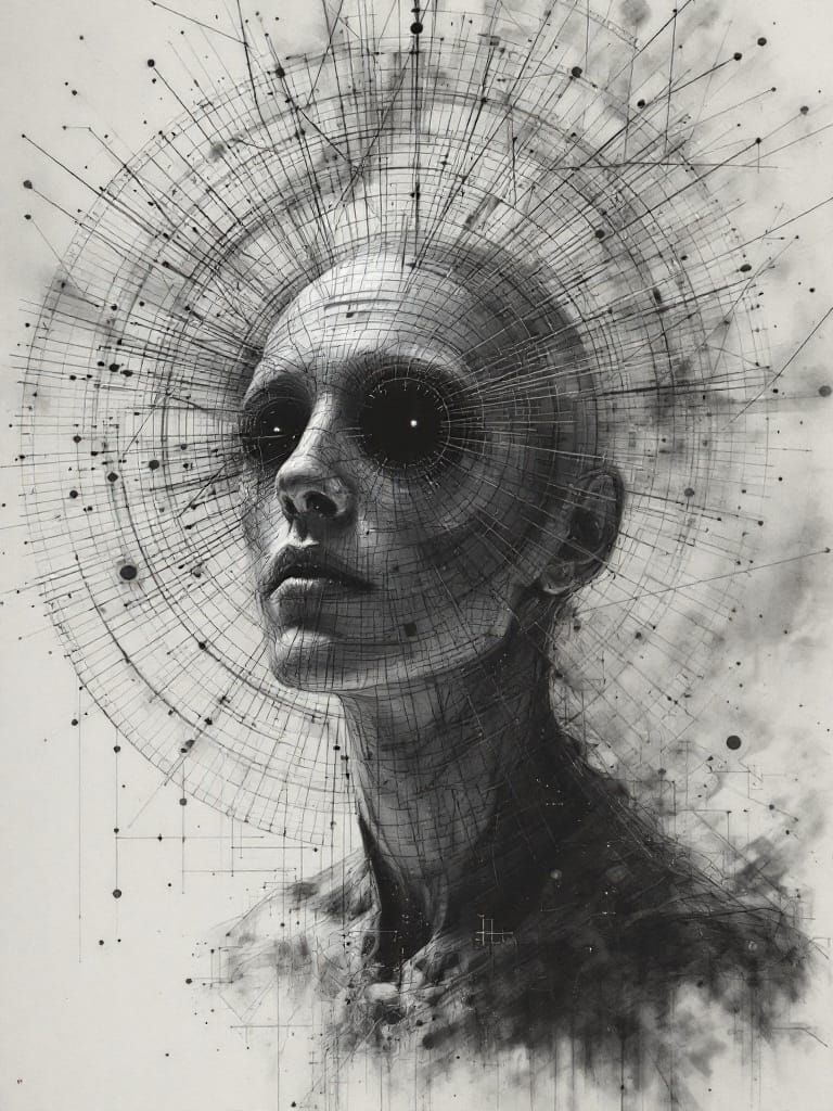 Empty & Scared Chromoshadowed Einstein Couture