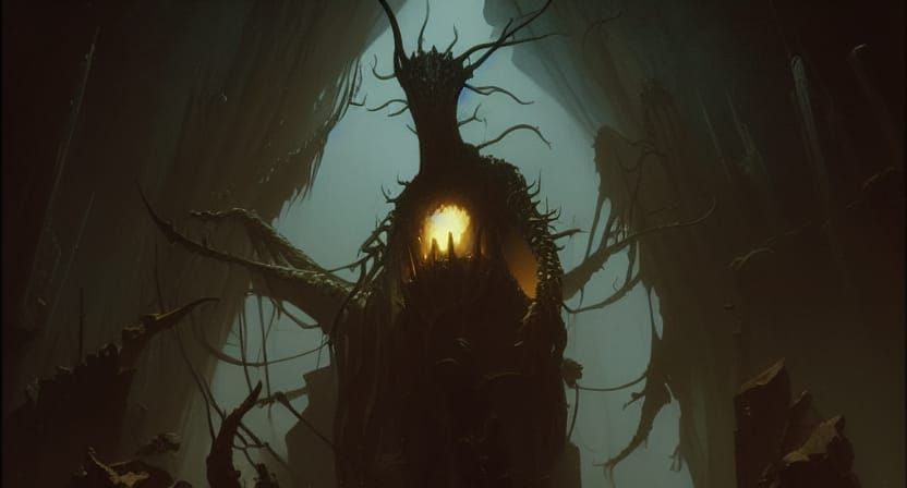Epic Dark Fantasy Character Portrait