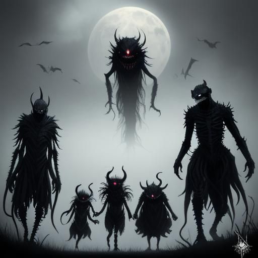AI Generated Nightmare Creatures