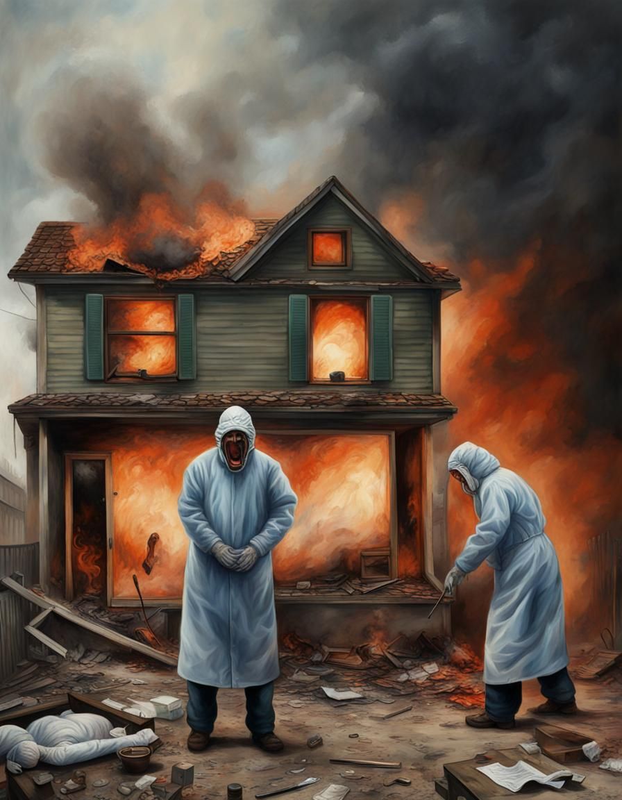 Devastation Aftermath: A Surreal Impression