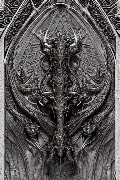 Intricate Norse Dragon Chandelier, Renaissance Style