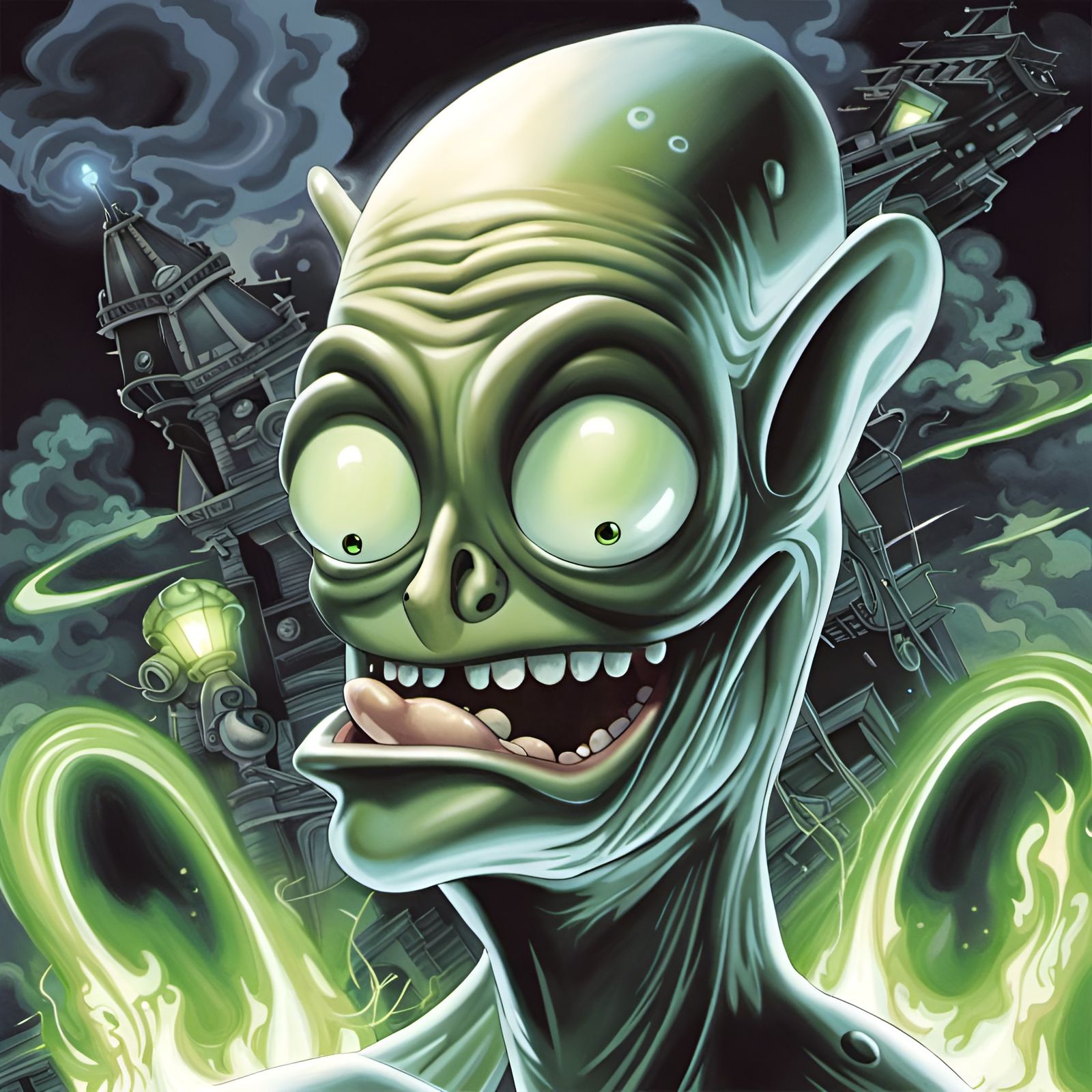 Roger the Alien Black Lantern Mishap