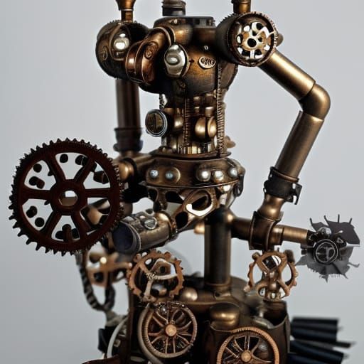 Iron Princess with Steampunk Engine