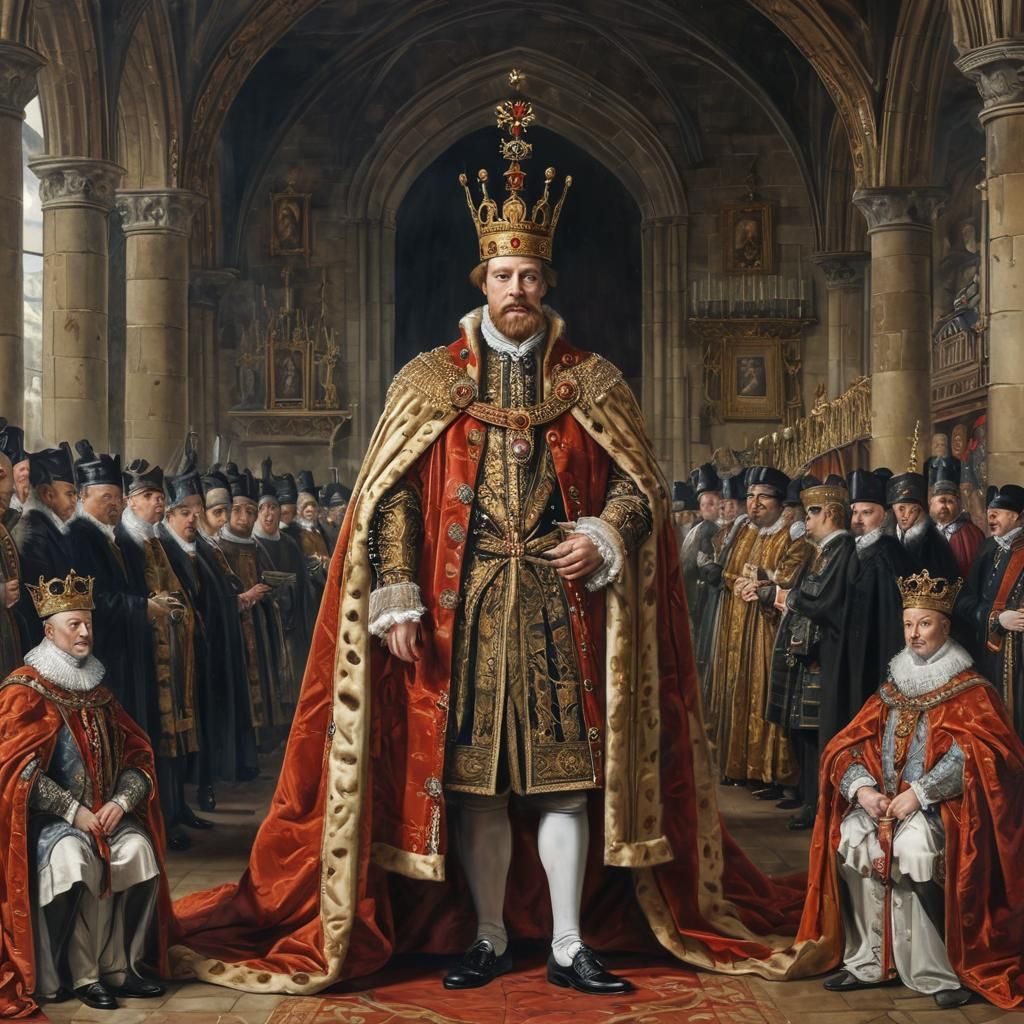 James VI Coronation at Stirling: A Steampunk Scene