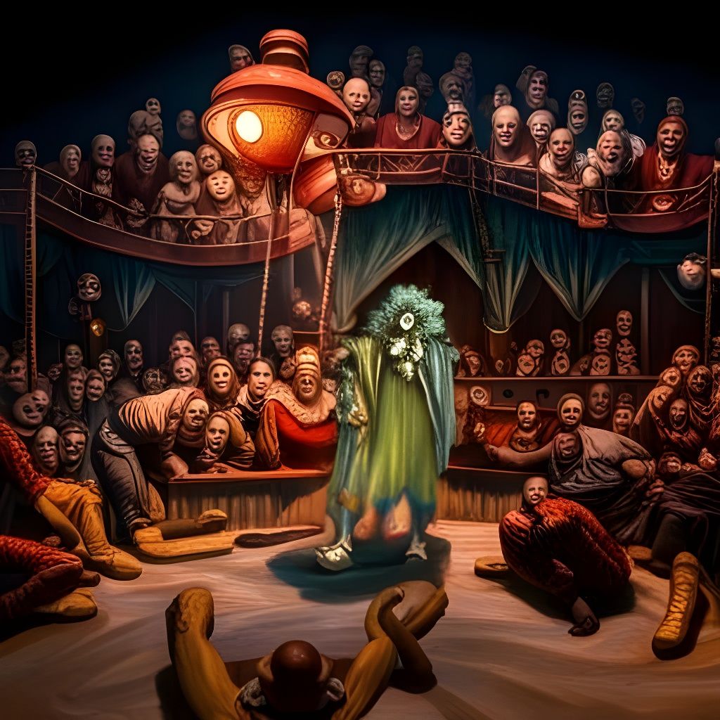 Gothic Circus Horror as Dark Fantasy Art