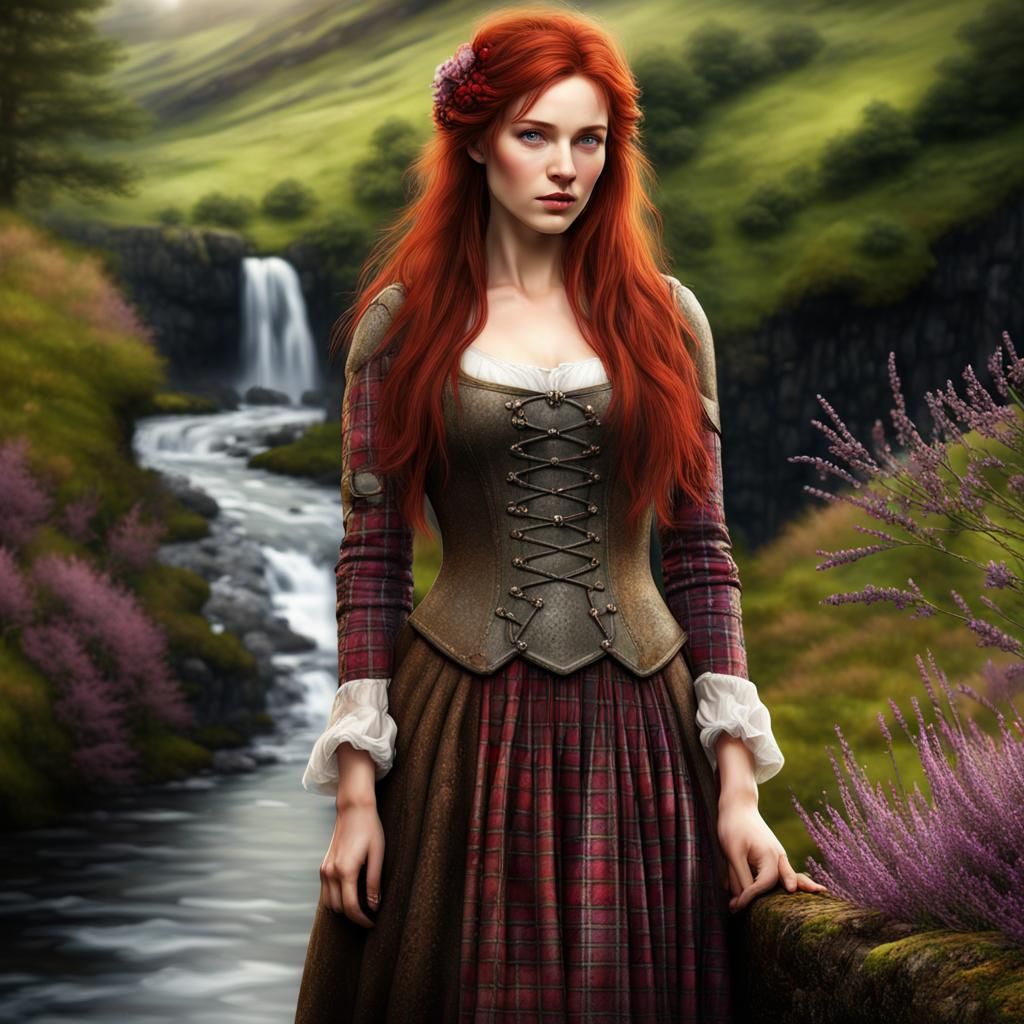 Beautiful Scottish woman