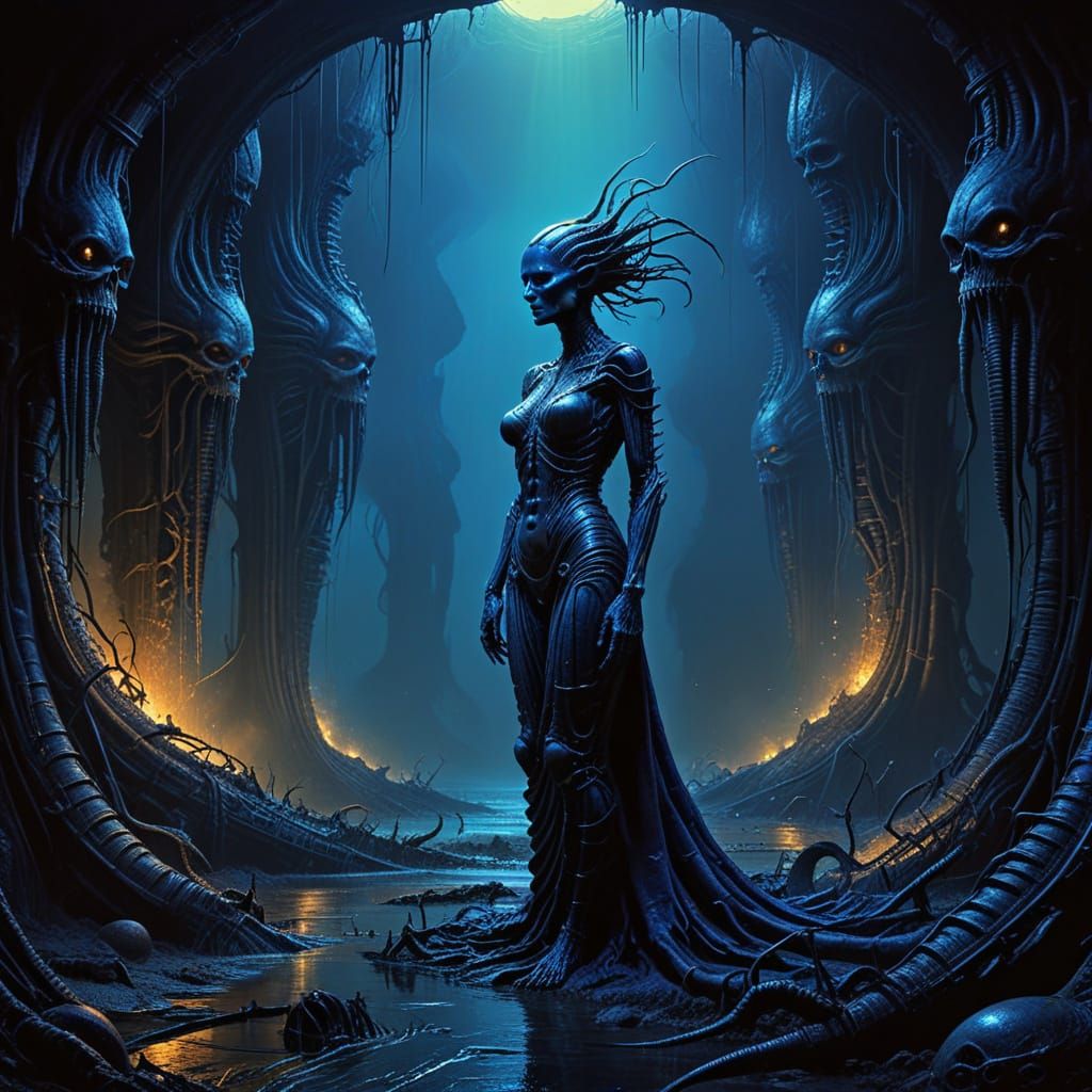 Surreal World with Vibrant Colors in HDR