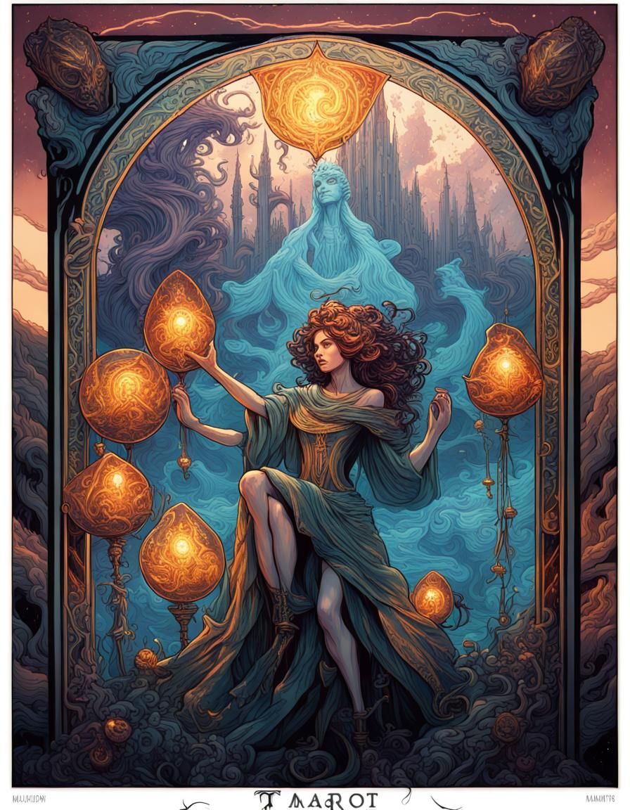 The Magician Tarot Card Art