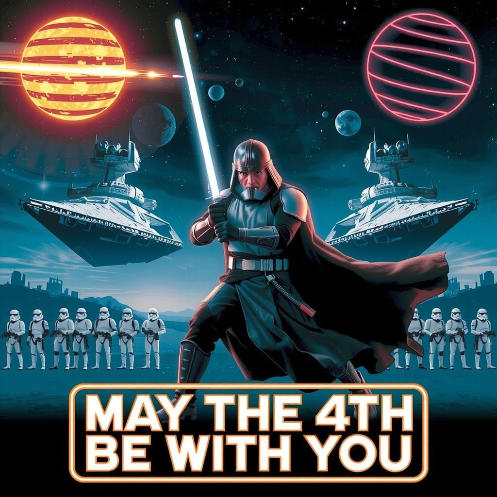 Epic Jedi Battle in Cinematic Sci-Fi Concept Art