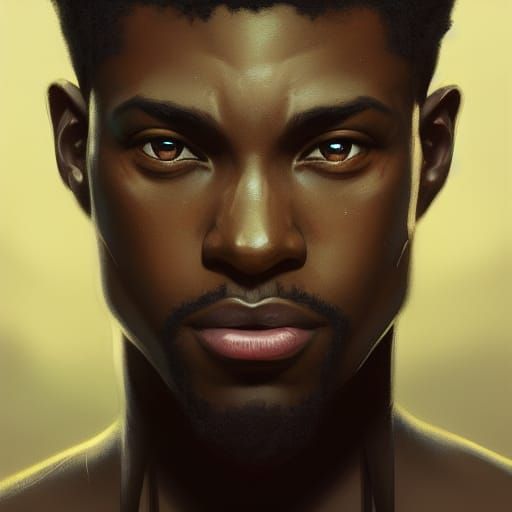 Hyperdetailed Portrait in Volumetric Lighting