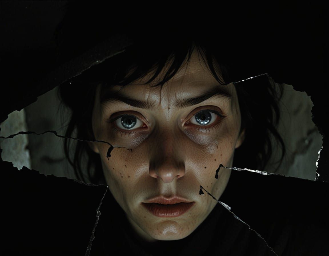 Eldritch Punk Goddess of Broken Mirrors