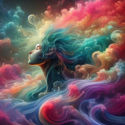 Ethereal Magic Concept Art in Vibrant 3D Anime Style