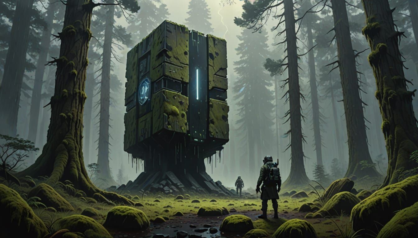 Agent Approaches Monolith in Remote Forest
