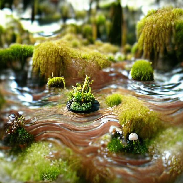 Miniature Moss and Water World
