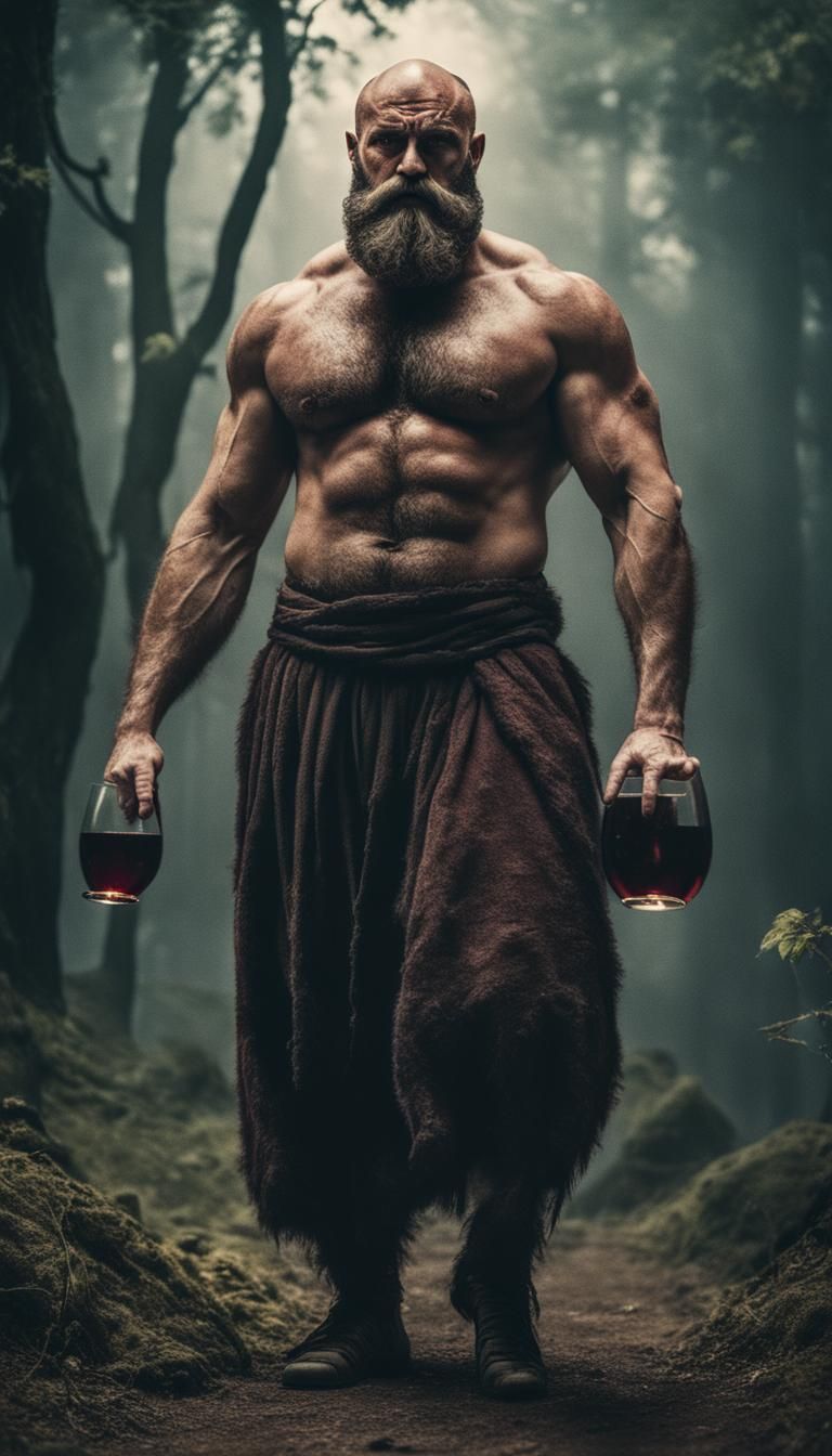 Slavic Dionysos, God of Wine, Cinematic Film Still
